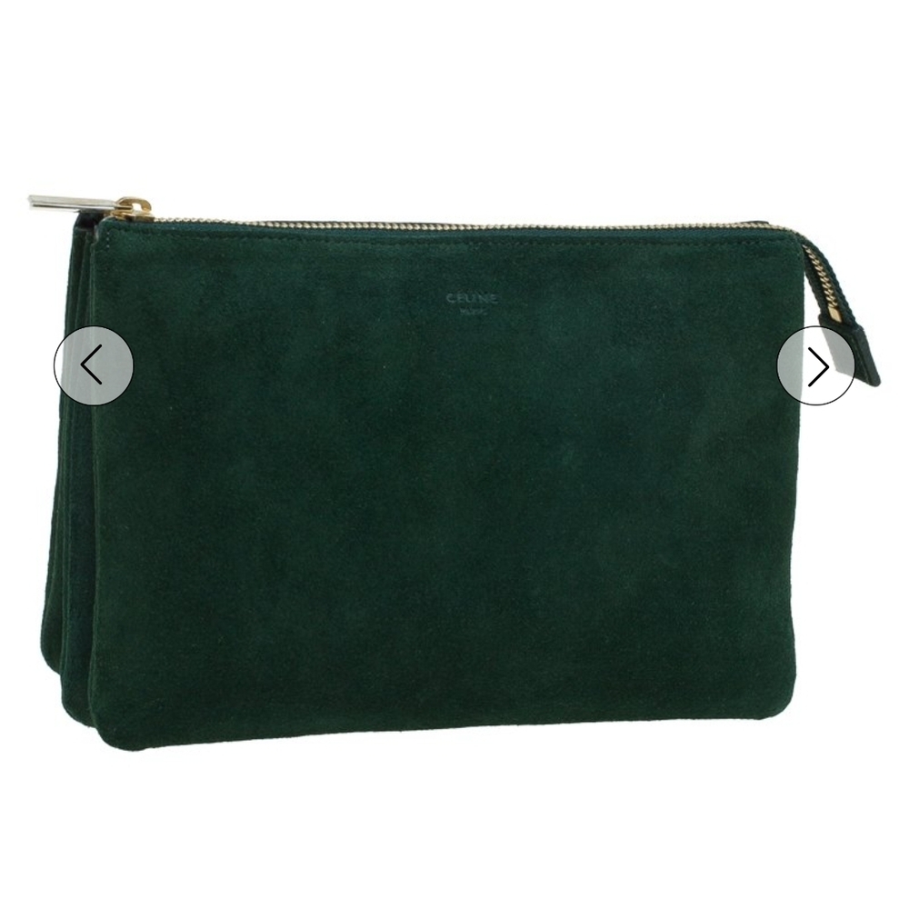 Authentic Celine Emerald Green Crossbody Bag - Picture 2 of 9